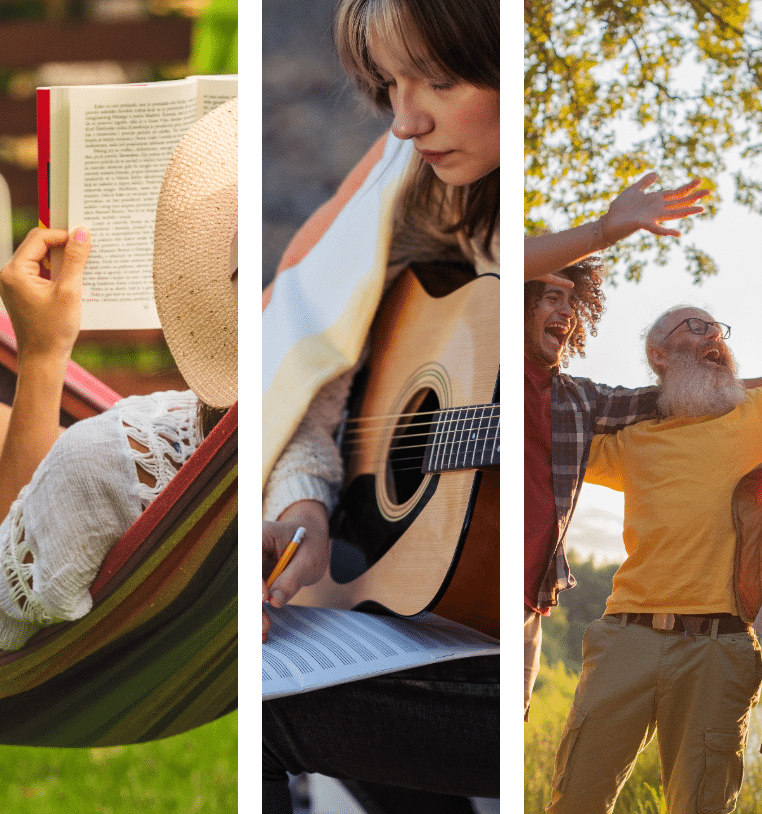 Images of People Relaxing